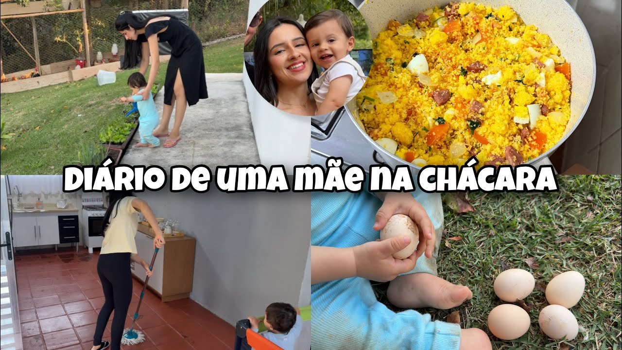 Diário de uma mãe na chácara 🌿 | Episódio 2 – Rotina simples e acolhedora | cuscuz temperado 