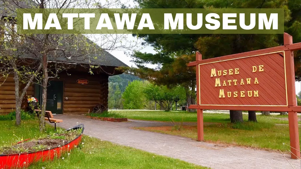 WALKING TOUR Mus&eacute;e de Mattawa Museum (Outside)| Canadian Hero Joseph Montferrand (Big Joe Mufferaw)
