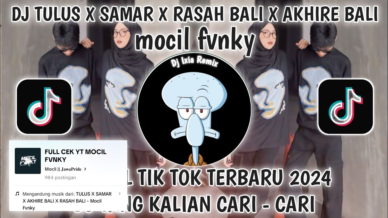 DJ TULUS X SAMAR X AKHIRE BALI X RASAH BALI VIRAL TIKTOK TERBARU 2024 BY MOCIL FVNKY