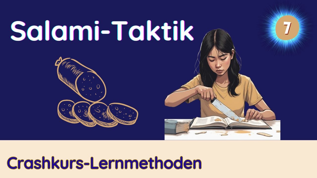 Mit der Salami-Taktik strukturieren ✅ Lernmethode in 7 Schritten