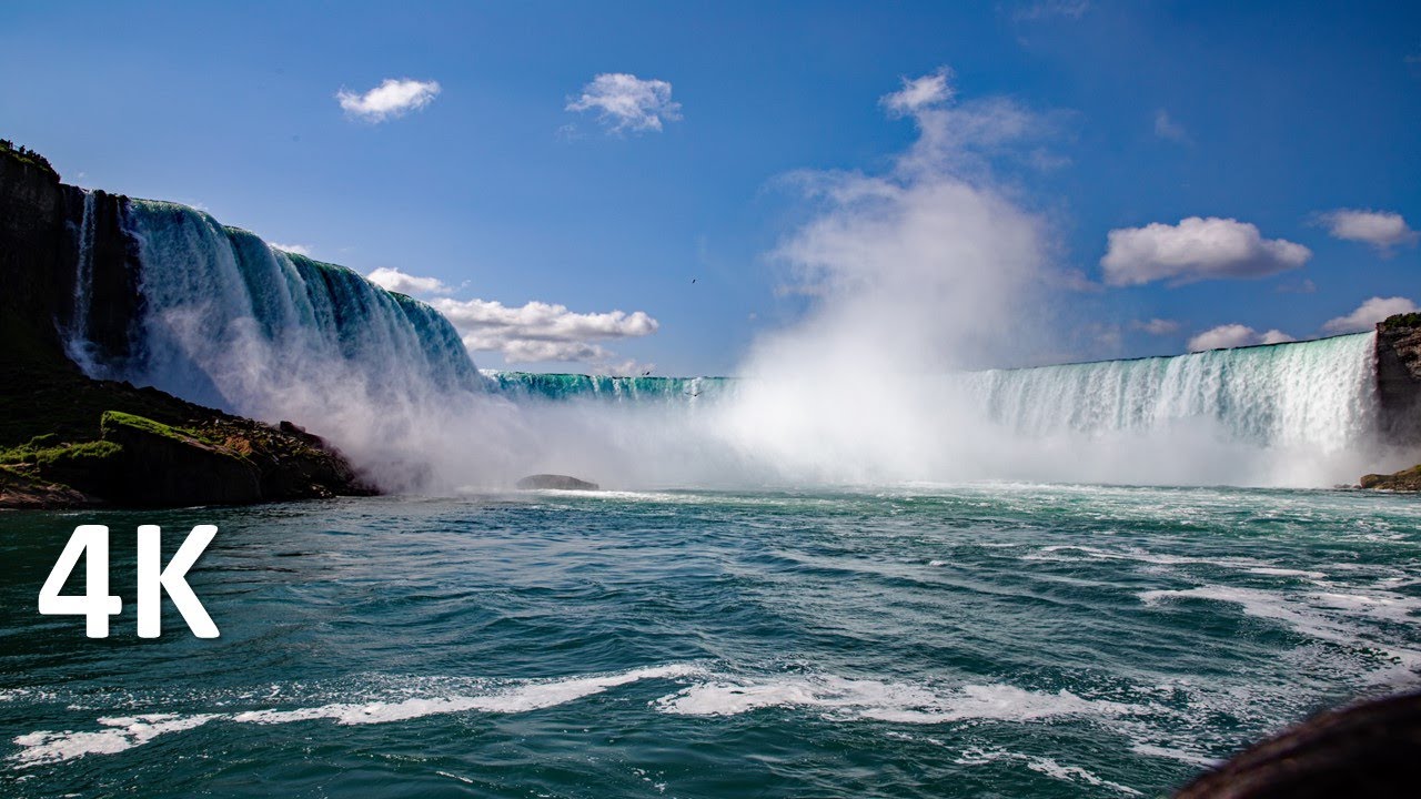 4K Niagara Falls is always soothing us who is under a lot of stress