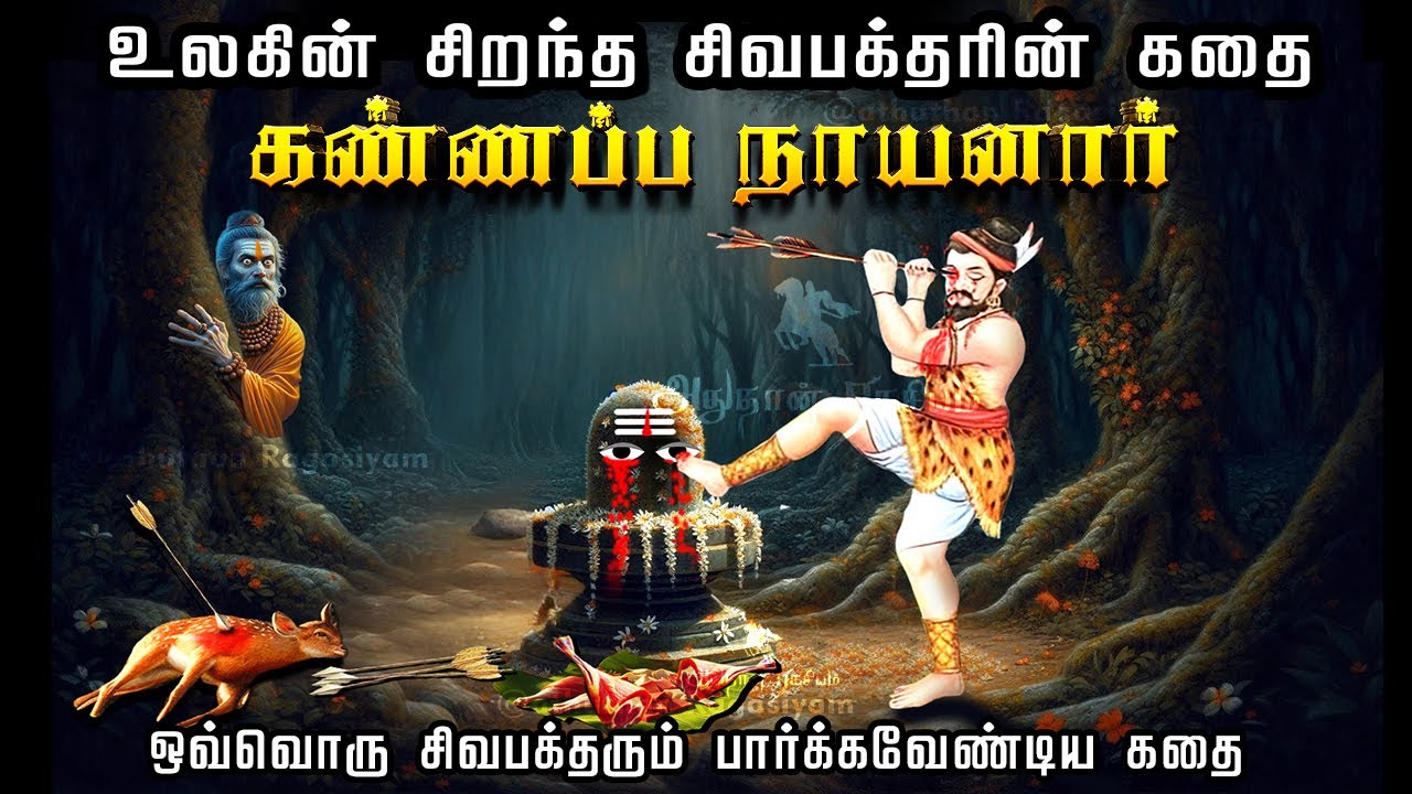 யார் இந்த கண்ணப்ப நாயனார் | Kannappa nayanar story in tamil | Lord Shiva | 63 Nayanmar | Shivaratri