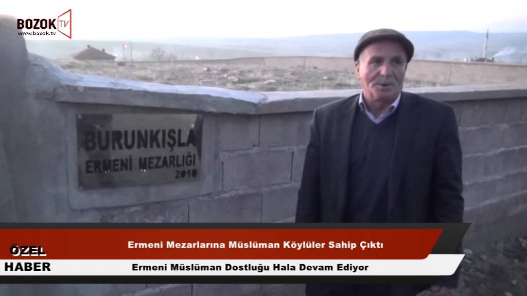 ERMENİLERİN MEZARLIKLARINI MÜSLÜMAN KÖYLÜLER SAHİP ÇIKIYOR