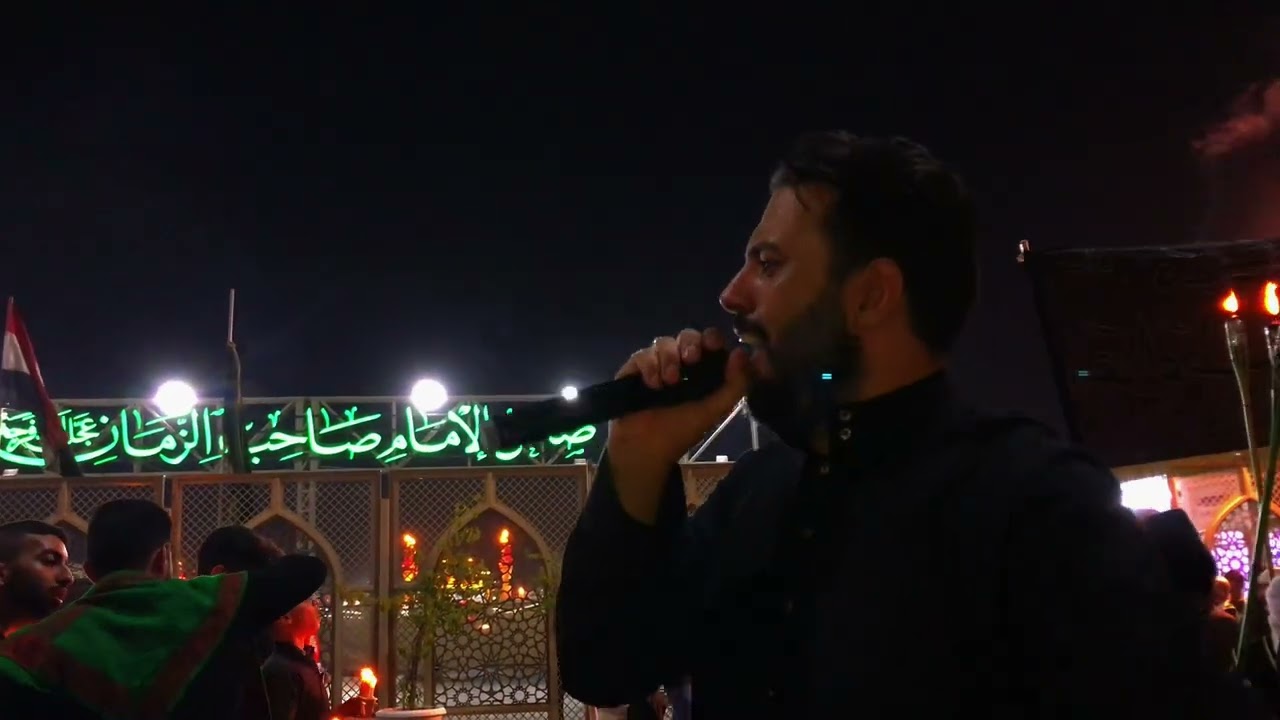 الرادود مشتاق العتابي و الرادود إبراهيم الحسني || 11 محرم 1446 هـ || موكب عزاء طرف الانباريين || (4)