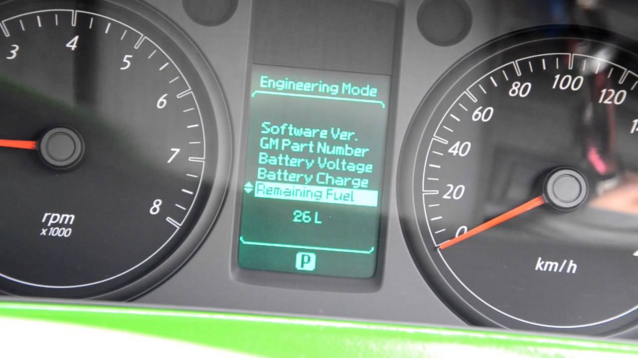 Holden VE Engineering Mode