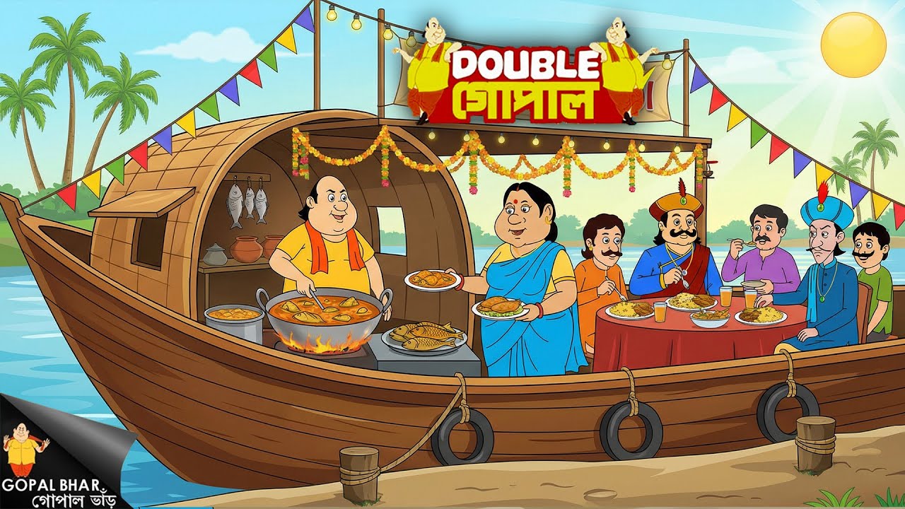 সমুদ্রের মাছের ভোজ! বোট রেস্তোরাঁয় গোপাল দাদা রাজার স্বাদ | Gopal Bhar | গোপাল ভর | New Episode