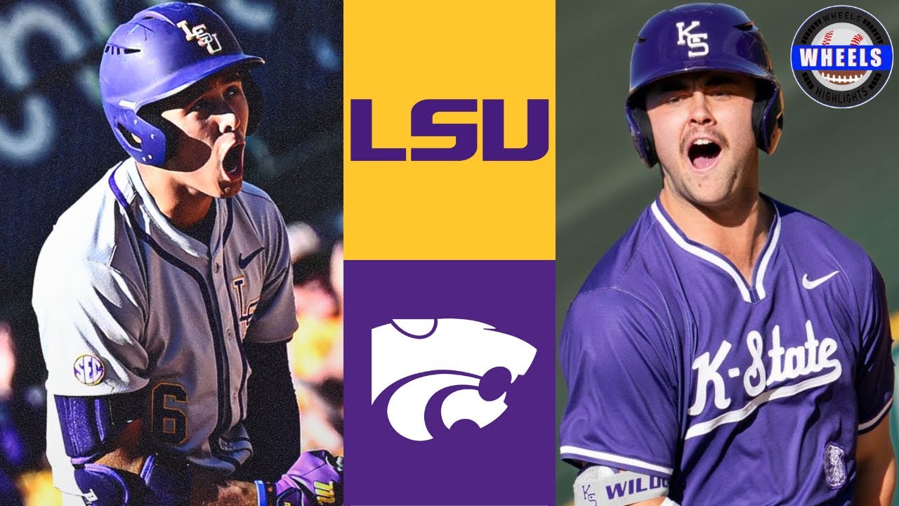 №2 LSU против Kansas State (захватывающая игра!) | Лучшие моменты студенческого бейсбола 2025 года