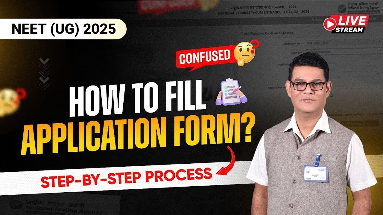 NEET-UG 2025 Application Form Out | Confused 😕How to Fill ? | Step-by-step Process @ALLENNEET