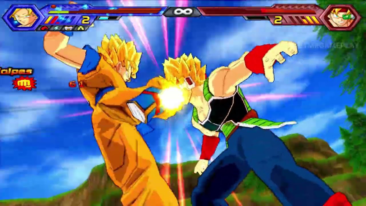 GOKU VS BARDOCK Dragon Ball Z Budokai Tenkaichi 4 BETA X PRO EN DIFICULTAD EXTREMA