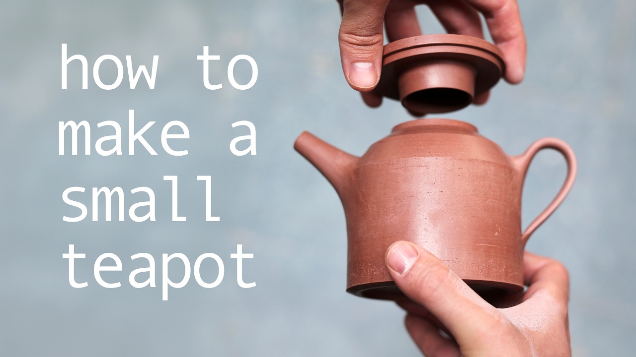 Throwing A Teapot for One on the Potter’s Wheel