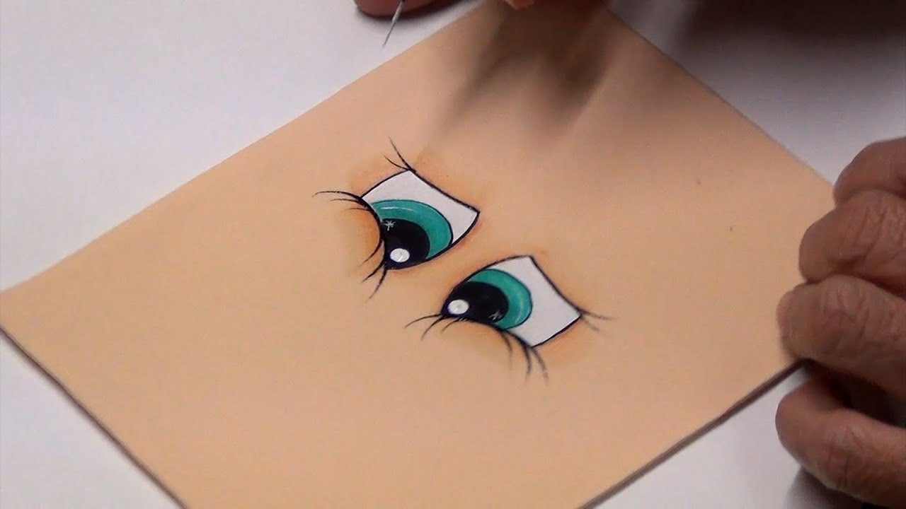 Como pintar ojitos Tiernos