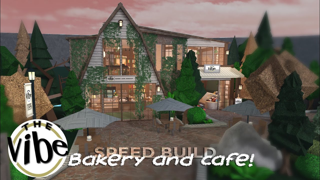 THE VIBE Bakery & Cafe | Welcome to Bloxburg: Speed Build | $368k