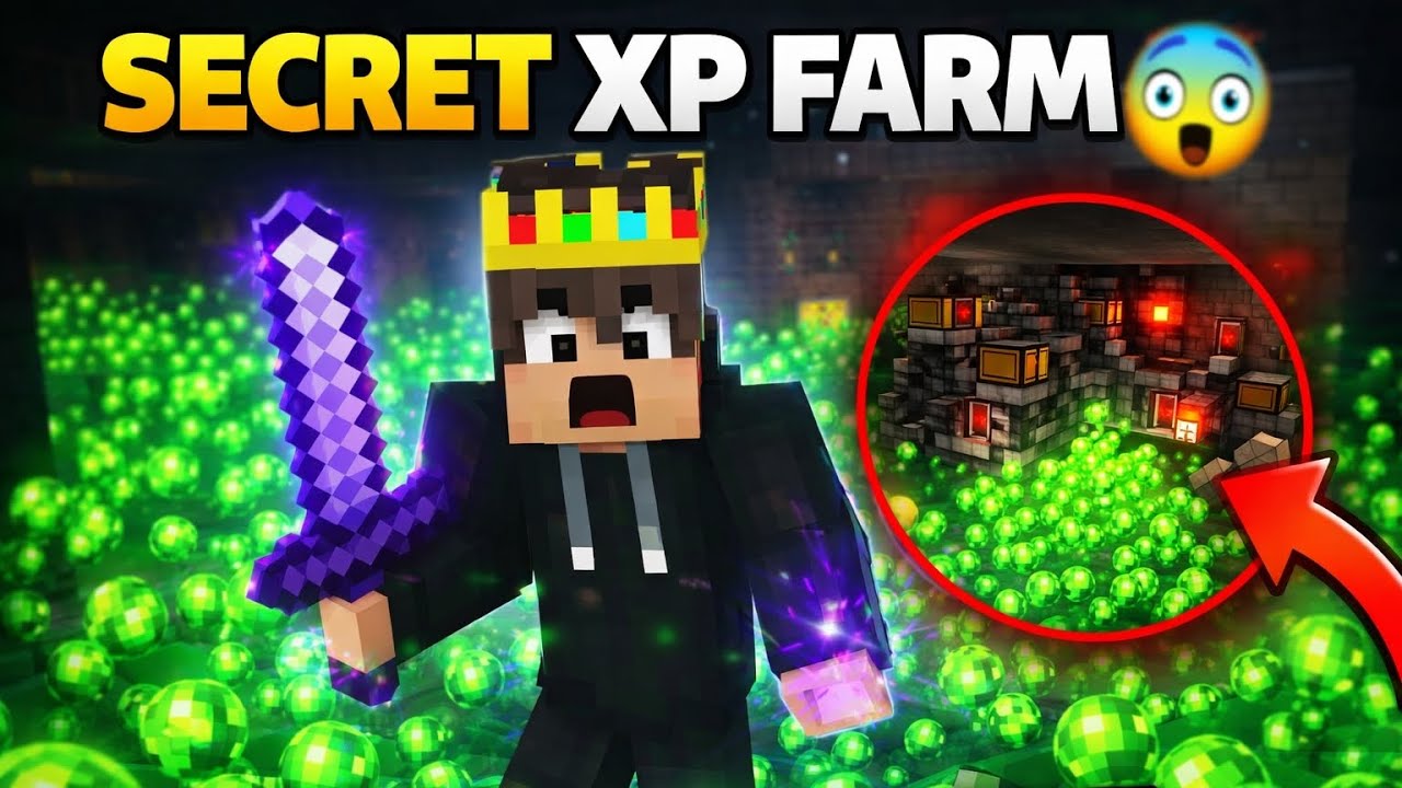 SECRET XP FARM 🤫🔥 | Unlimited EXP in Minecraft! | @DIPANSHU_PLAYZ_09 