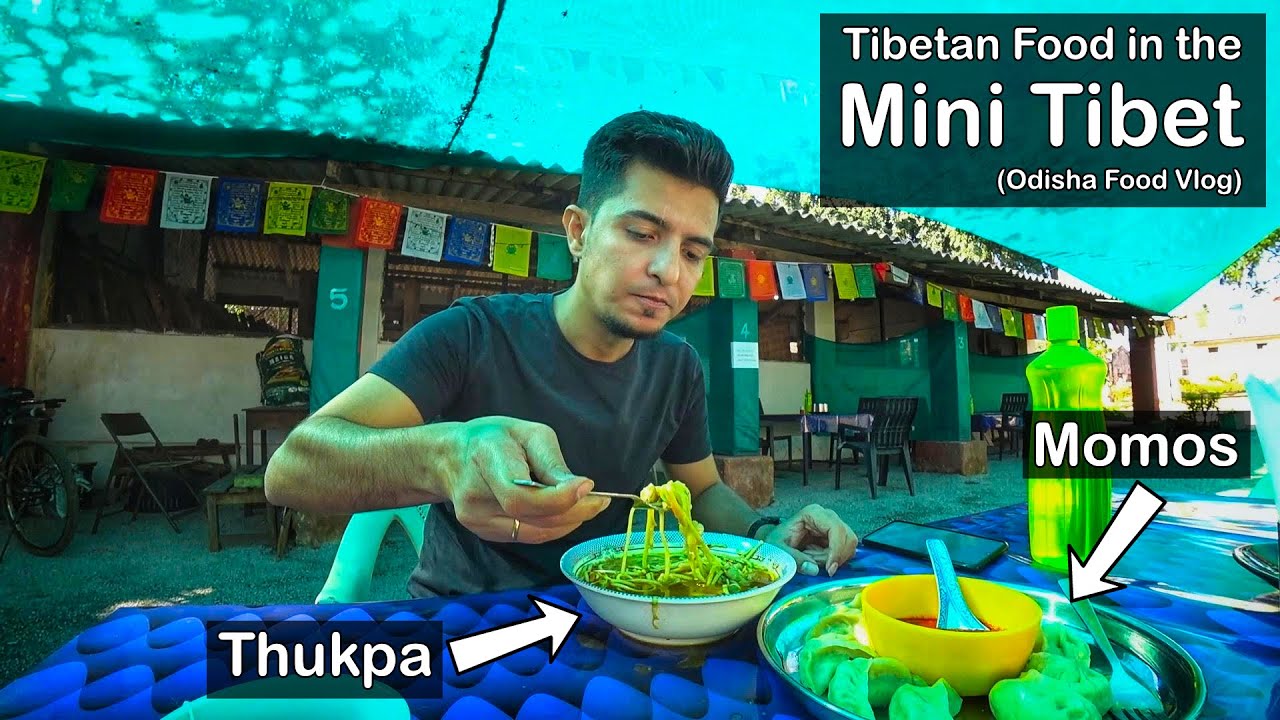 Тибетский завтрак в Чандрагири, Мини-Тибете в Одише | Food Vlog