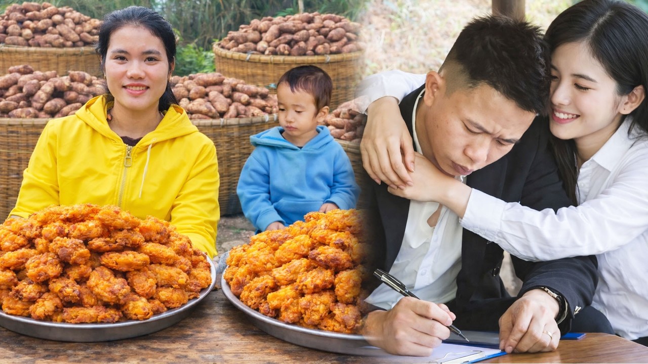 My Husband Left Me for Someone Else – Making Sweet Potato Cakes Alone While Caring for My Son