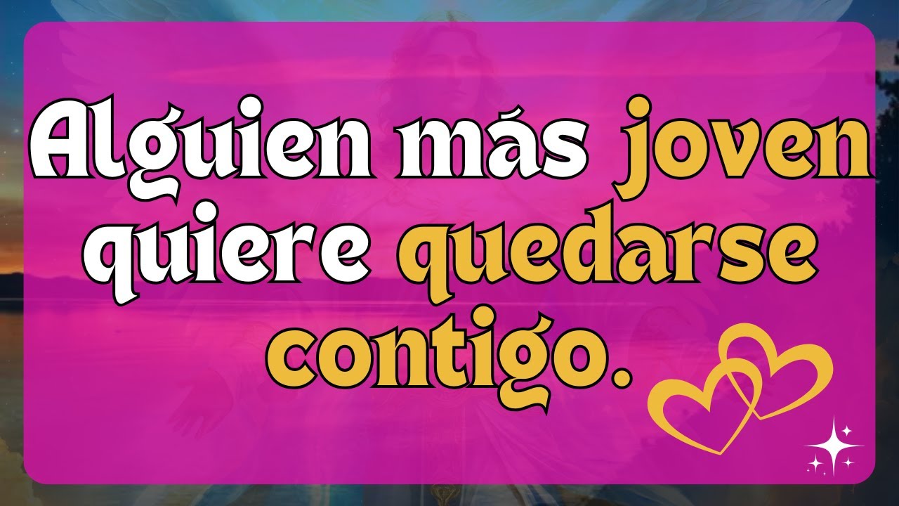 ¿Qué pasa cuando alguien más joven se enamora de ti?