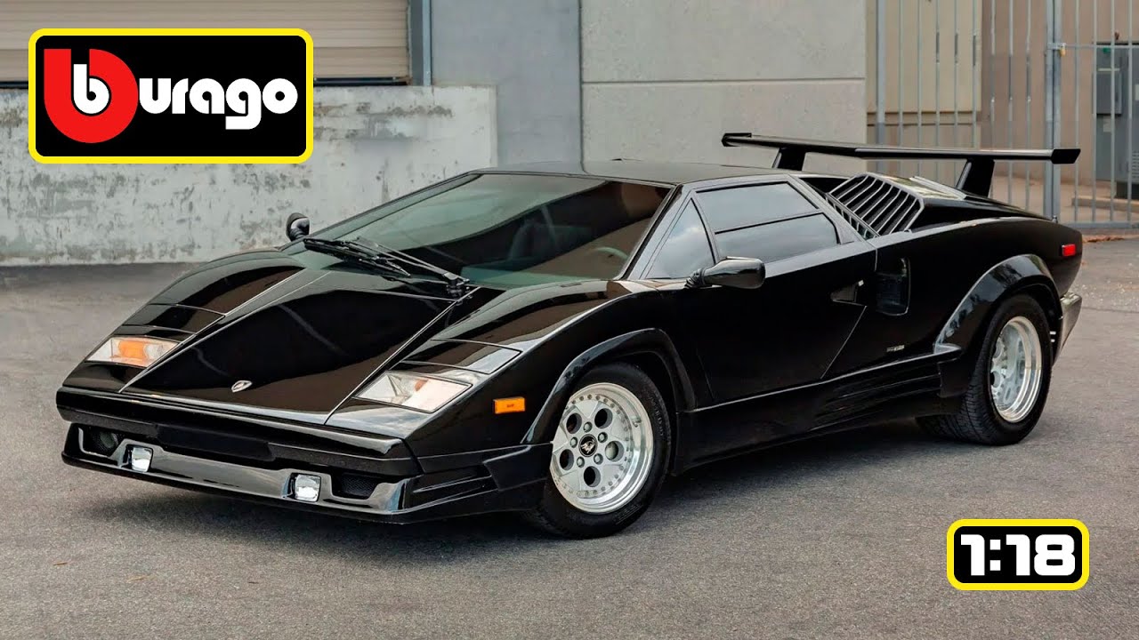 Обзор и моя история про Bburago Lamborghini Countach 1:18