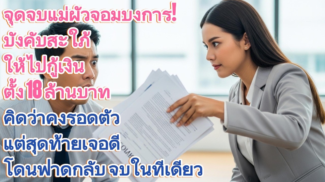 จุดจบแม่ผัวจอมบงการ! บังคับสะใภ้กู้เงิน 18 ล้าน สุดท้ายเจอดี ฟาดกลับรวดเดียวจบ