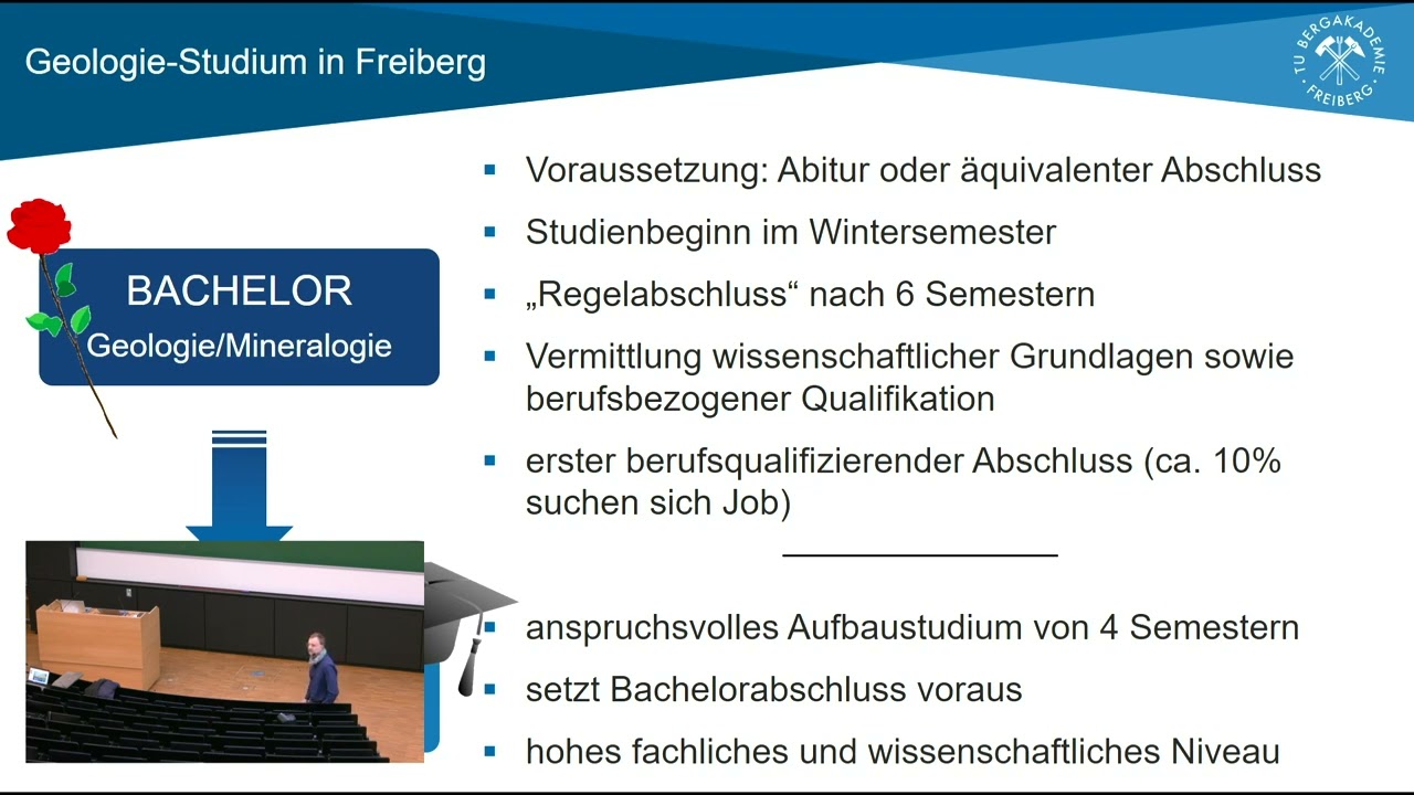 Geowissenschaften und Geo-Ingenieurwesen, Teil 1 Mitschnitt der Campustag-Infoveranstaltung