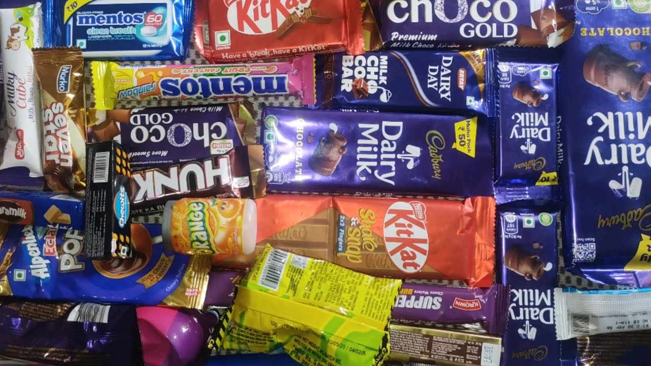 ASMR : Chocolate & candy || lot's of chocolate & candy || milk chocolate 🍫