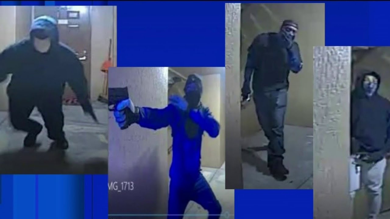 4 masked men kick down Orlando apartment door during armed robbery