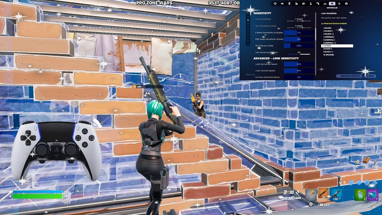 *НОВИНКА* ЛУЧШИЕ настройки контроллера для Fortnite Chapter 7 (PS5/XBOX/PS4/PC)