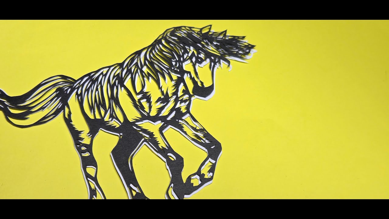 馬-horse-【切り絵】