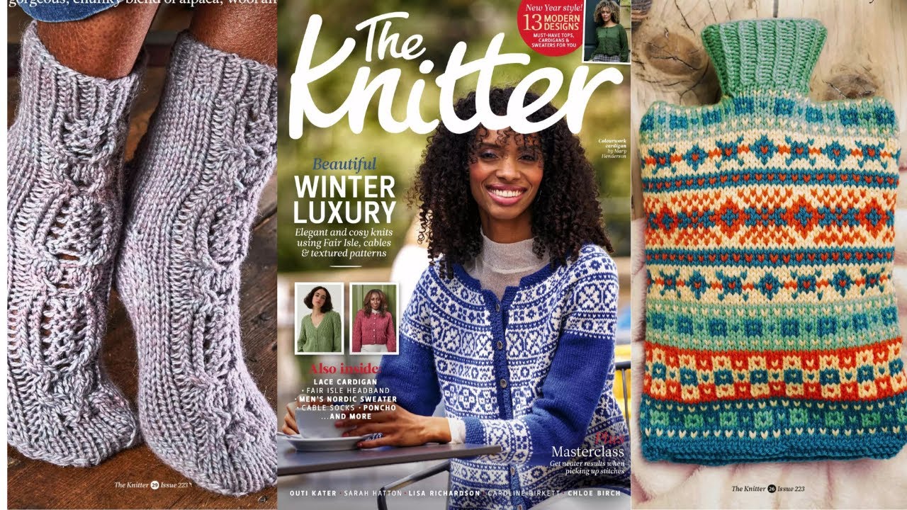 🧦The Knitter issue 223/ Knitting Magazine Flip Through
