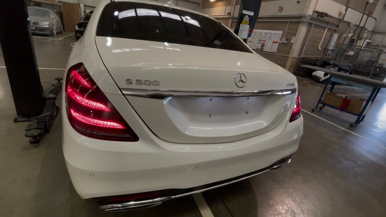 Mercedes S class : How to remove rear bumper (w222)