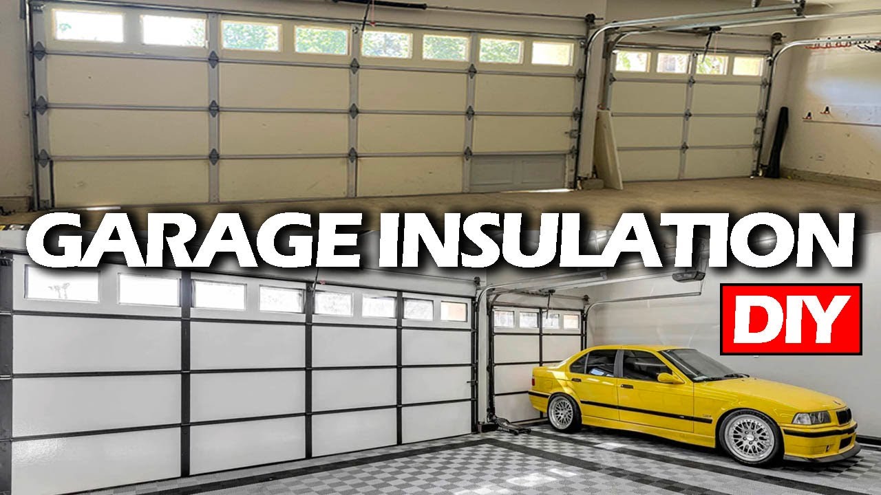 DIY Garage Door Insulation for under $200!!!
