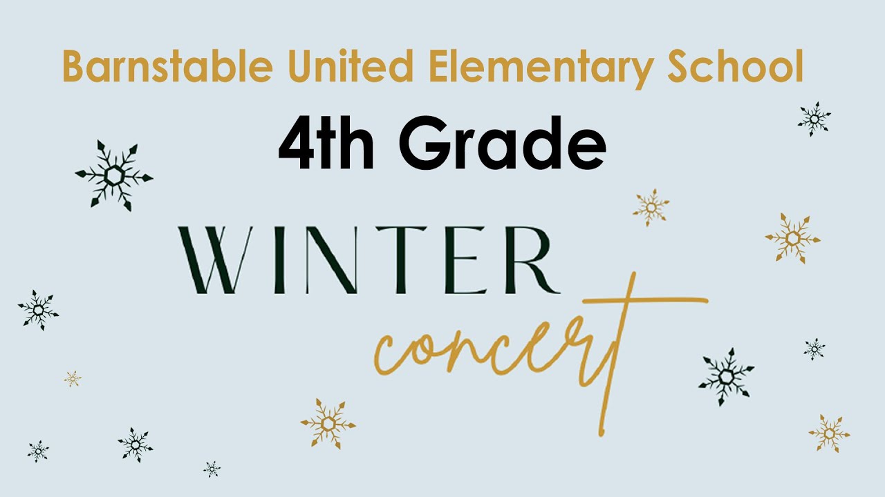 BUES 4th Grade Winter Concert