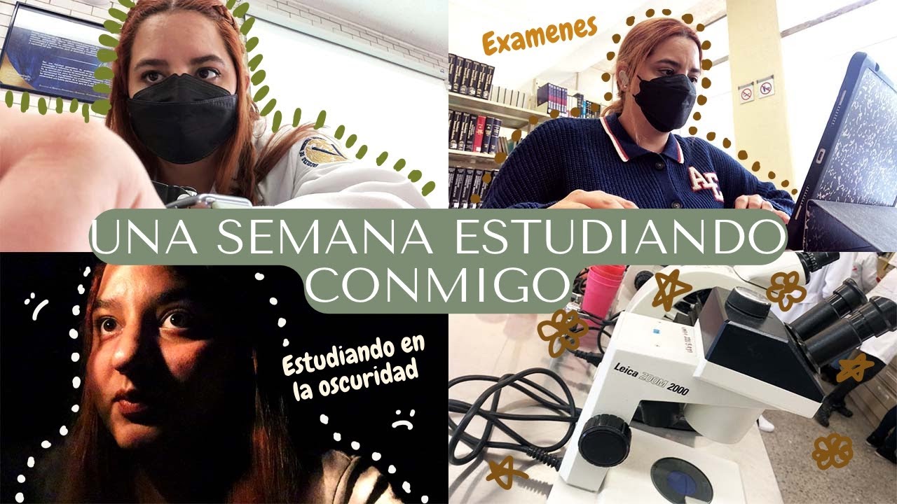 Probando NUEVOS Métodos de ESTUDIO & Estudiando en la OSCURIDAD (Una semana estudiando MVZ conmigo)