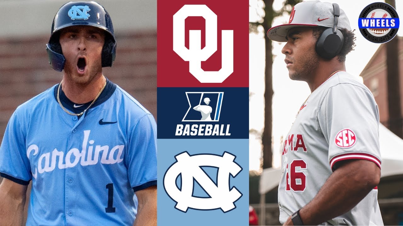 Oklahoma vs #5 North Carolina | Regional Winners Bracket | 2025 College Baseball Highlights