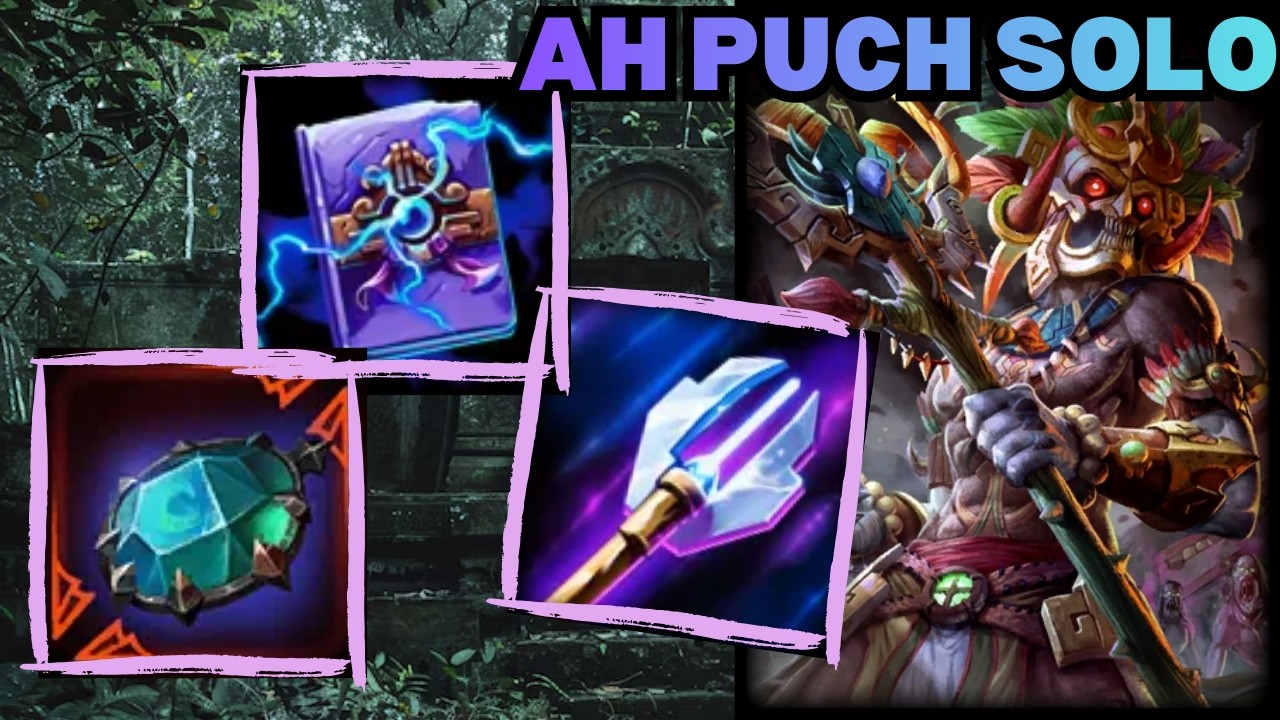 КРОССОВКИ ДЛЯ УКЛОНЕНИЙ!!! &mdash; Геймплей за Ah Puch на линии Соло в Smite 2