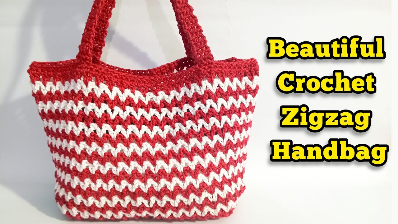 Most Beautiful Crochet Zigzag Bag Tutorial | Easy & Stylish Handmade Bag | Beginner Friendly