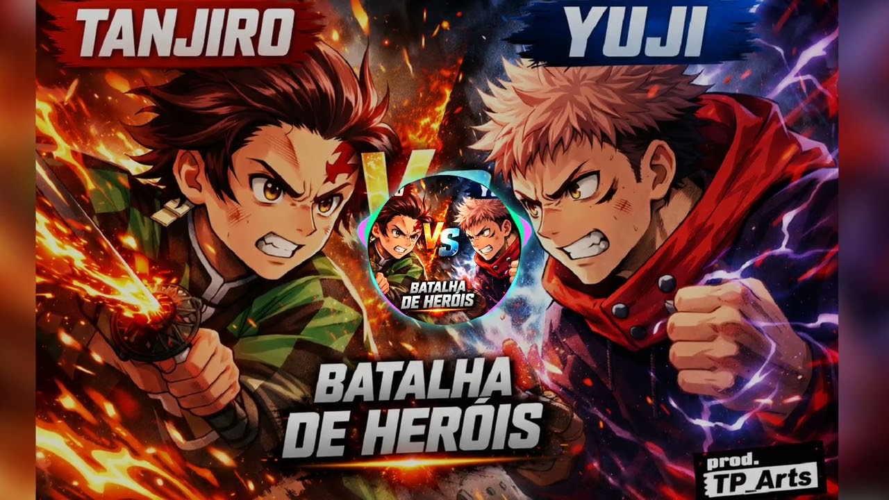 Tanjiro Kamado 🆚 Yuji Itadori | Batalha de Heróis (Rap Trap)