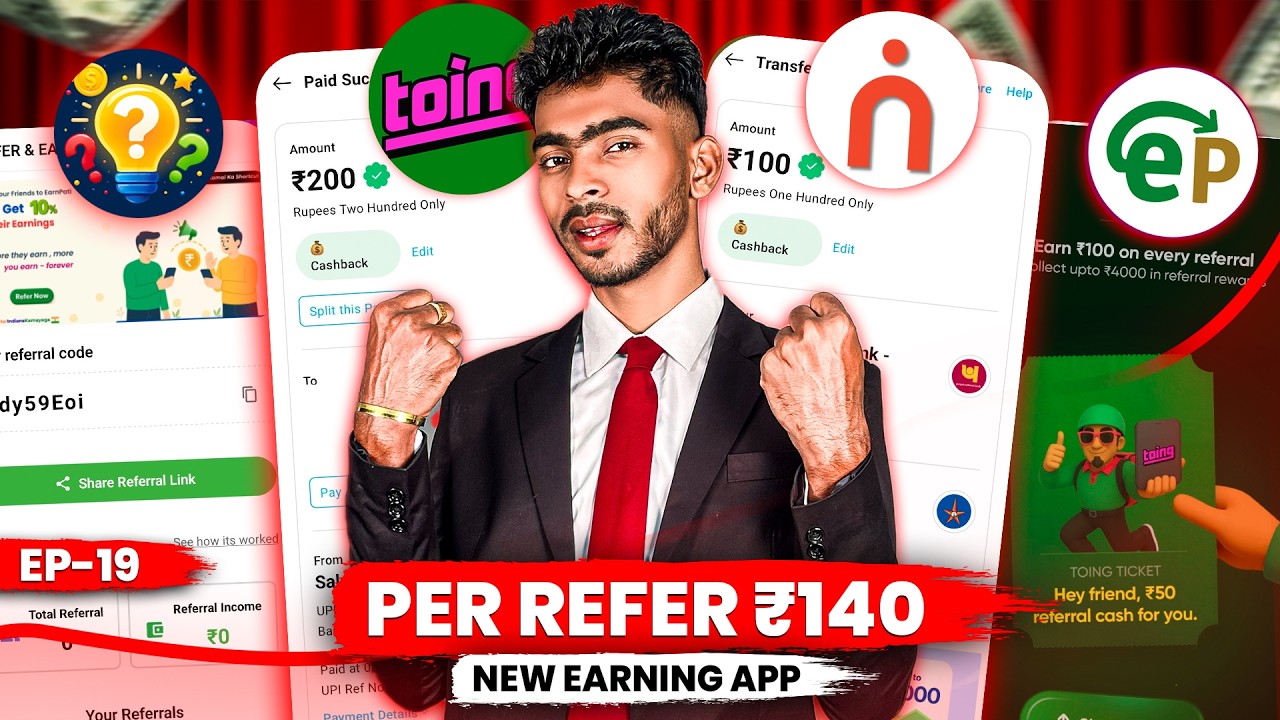 EARNING APP TODAY 2026 | TOP 5 REFER AND EARN MONEY APPS | POCKET POOL UPDATE