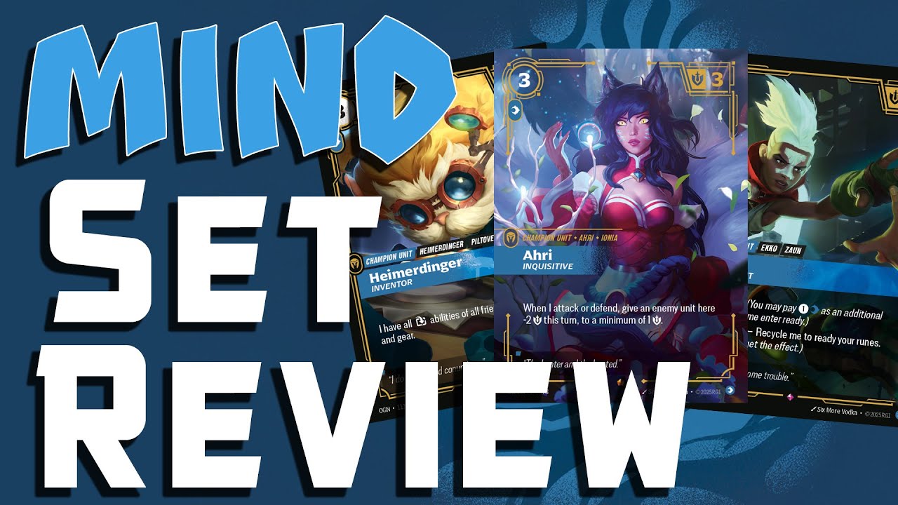 RIFTBOUND TCG EVERY MIND CARD in Set 1 RANKED!
