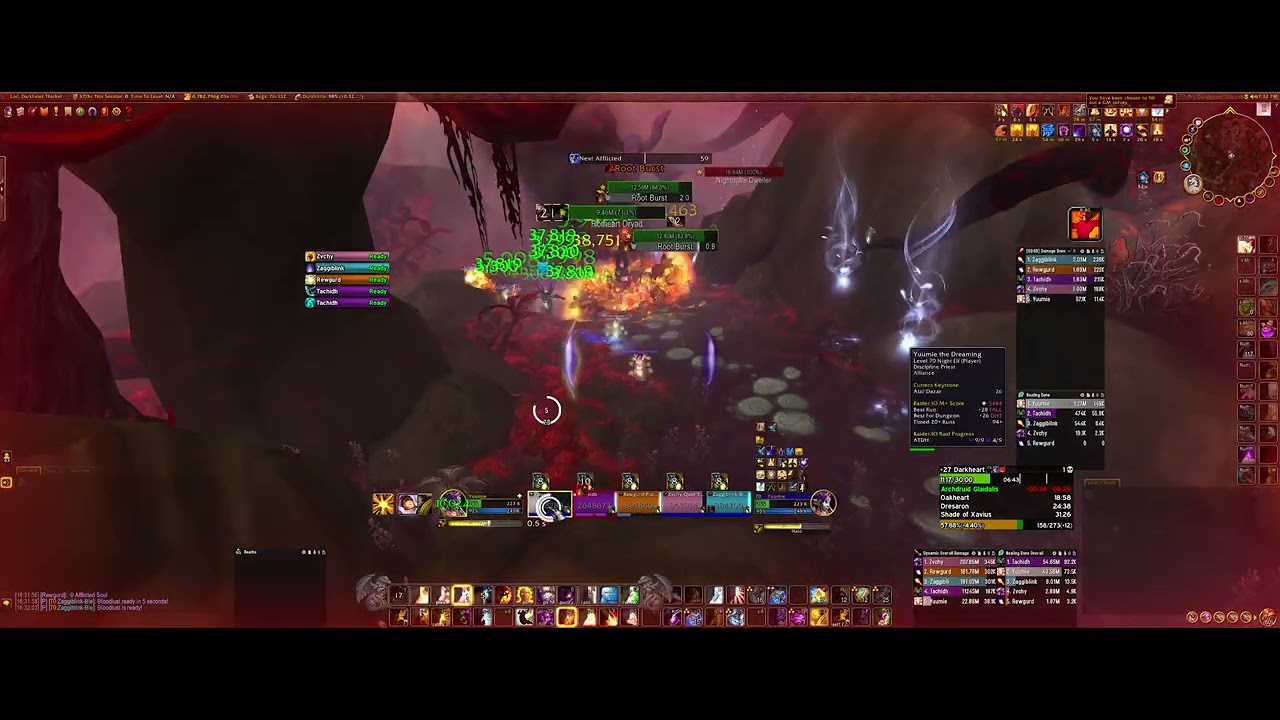 +27 Darkheart Thicket (Fortified, Afflicted, Raging) Dragonflight S3 (10.25) Disc Priest POV
