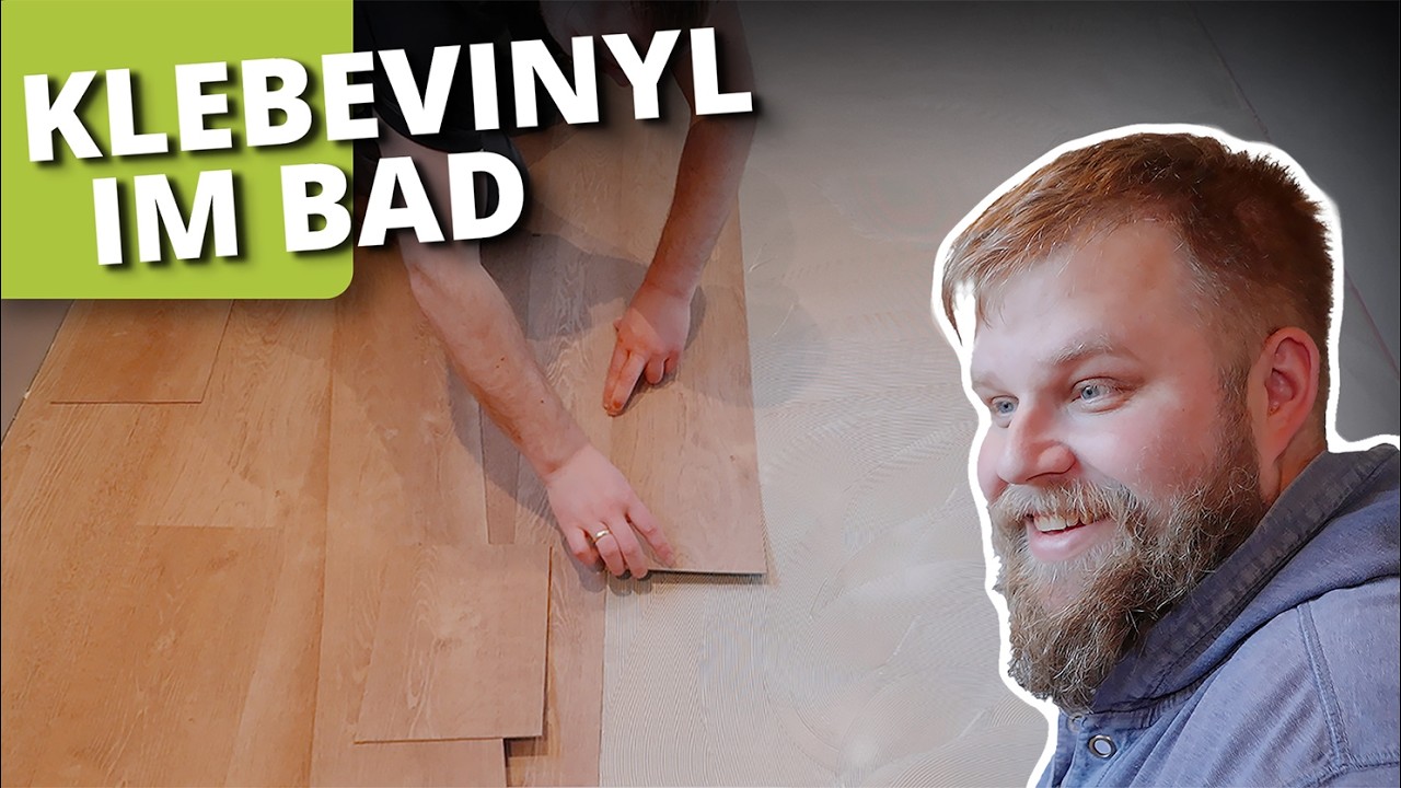 So klebst du Vinyl in deinem Badezimmer richtig!
