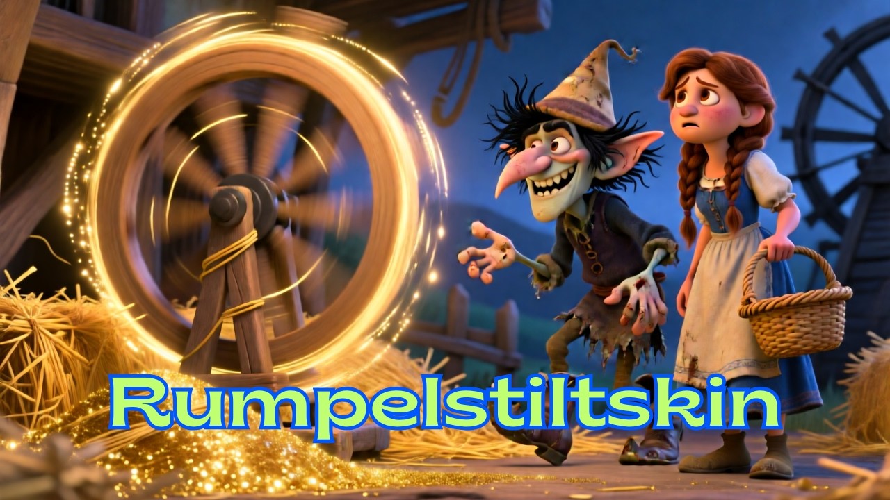 Rumpelstiltskin | Classic Fairy Tale & Song  | Moral Story for Kids | WonderKids Studio