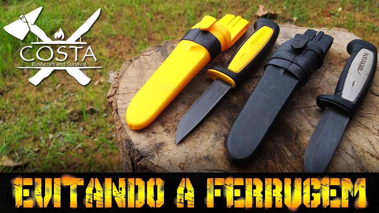 Manutenção e Pátina Forçada na Morakniv Basic 511/ PROTEÇÃO CONTRA FERRUGEM
