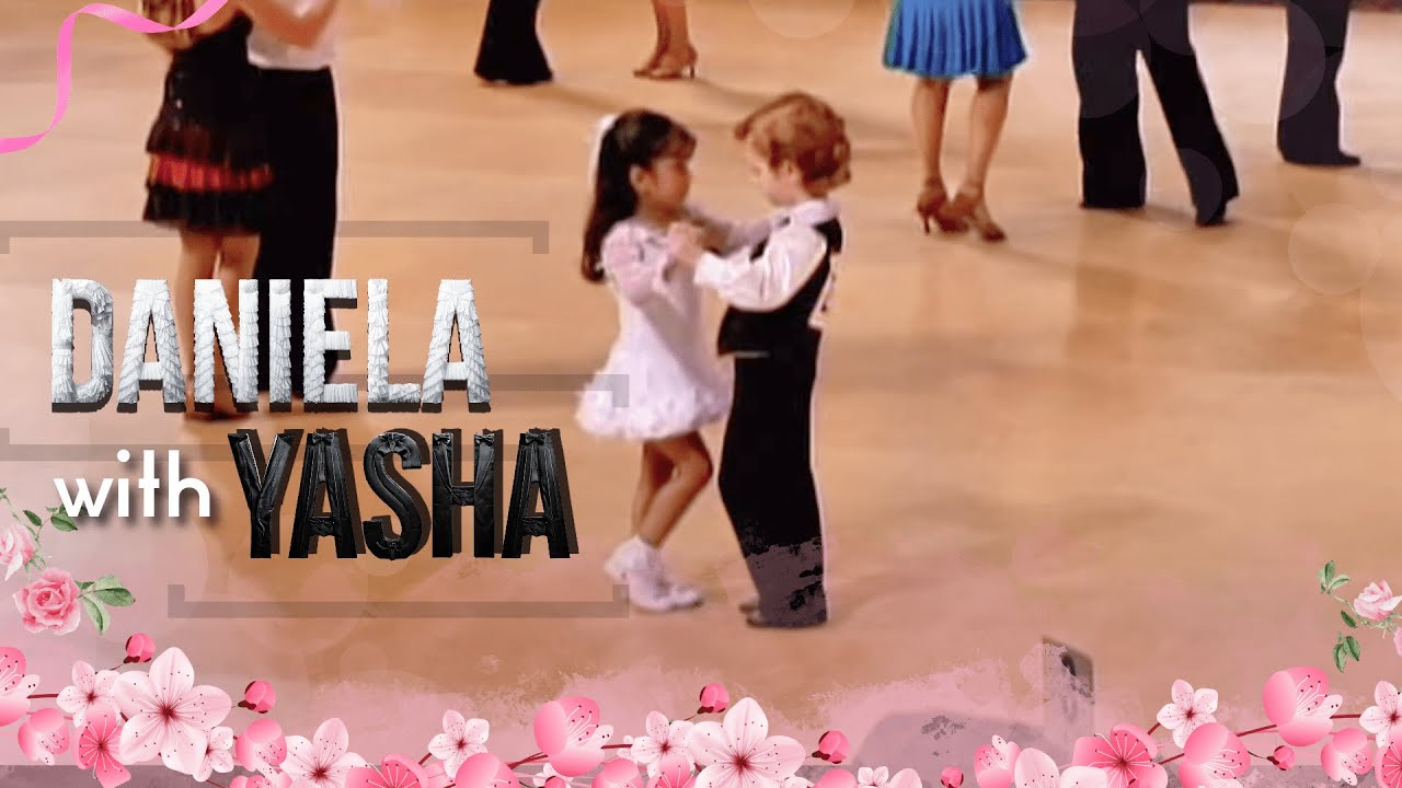 Daniela Avanzini & Yasha Jeltuhin | First ever Cha Cha at 4 years old | trained by Ana Llorente