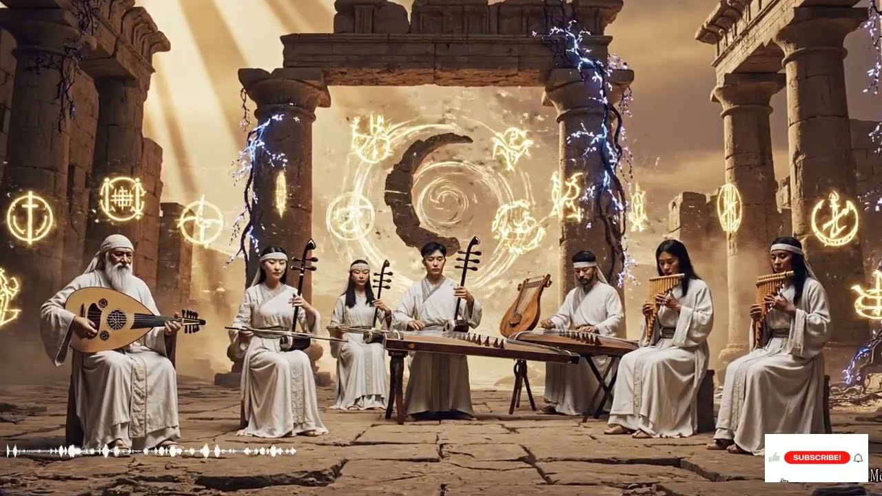 Música instrumental sagrada del templo para descanso en el espíritu, paz profunda y sanación del alm