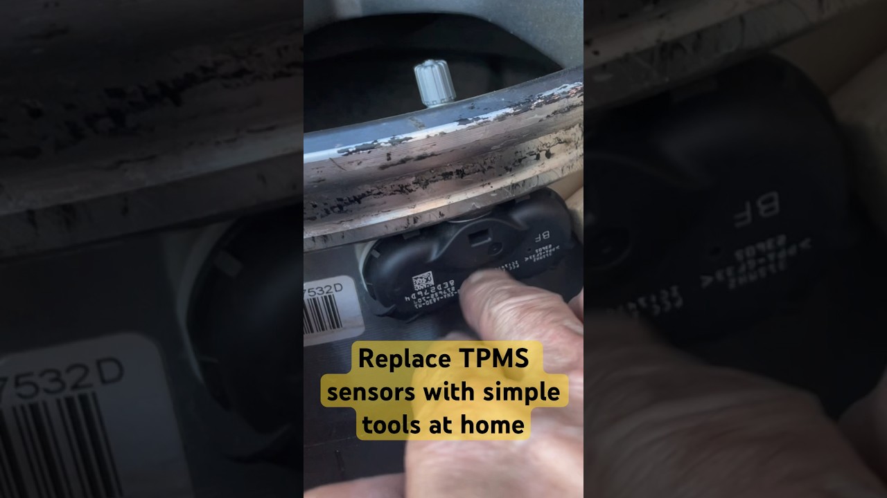 Замените датчики TPMS дома с помощью простых инструментов