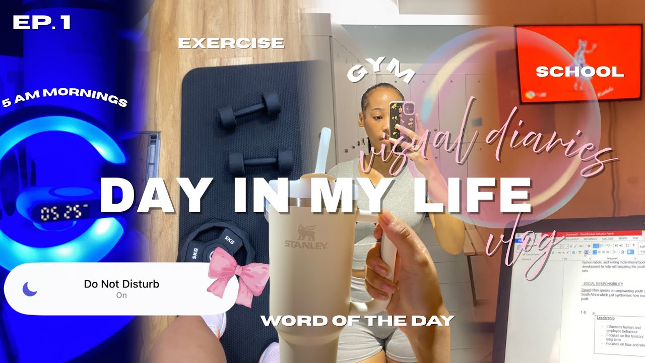 productive day in the life of a matric student #vlog EP 1.