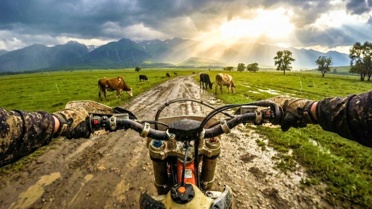 Downhill Enduro Hard Riding in Search of Beauty Mountain 2026 POV Ride