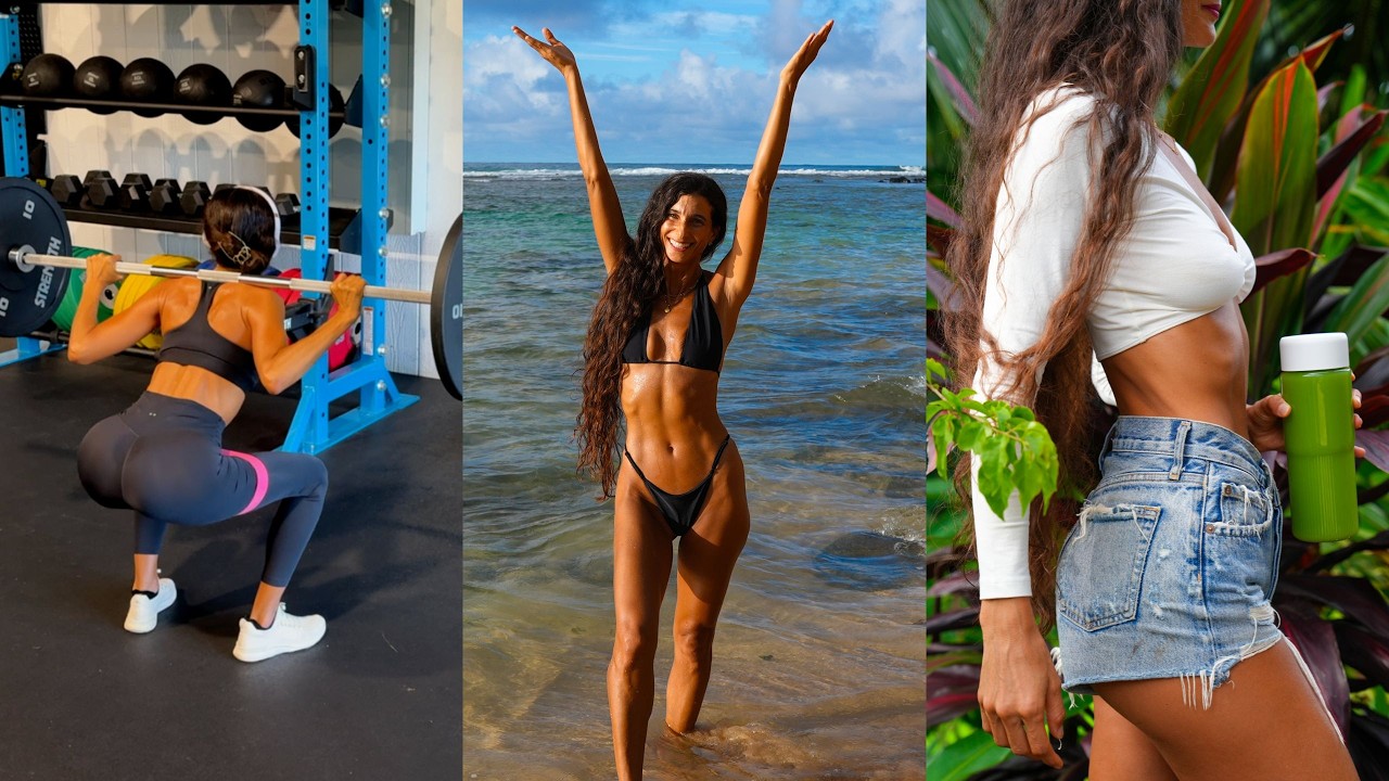 How I Train & Eat as a 20-Year Raw Vegan 💪🏽🌱 My Weekly Workout Routine for a Happy, Healthy Body 🍓🍌