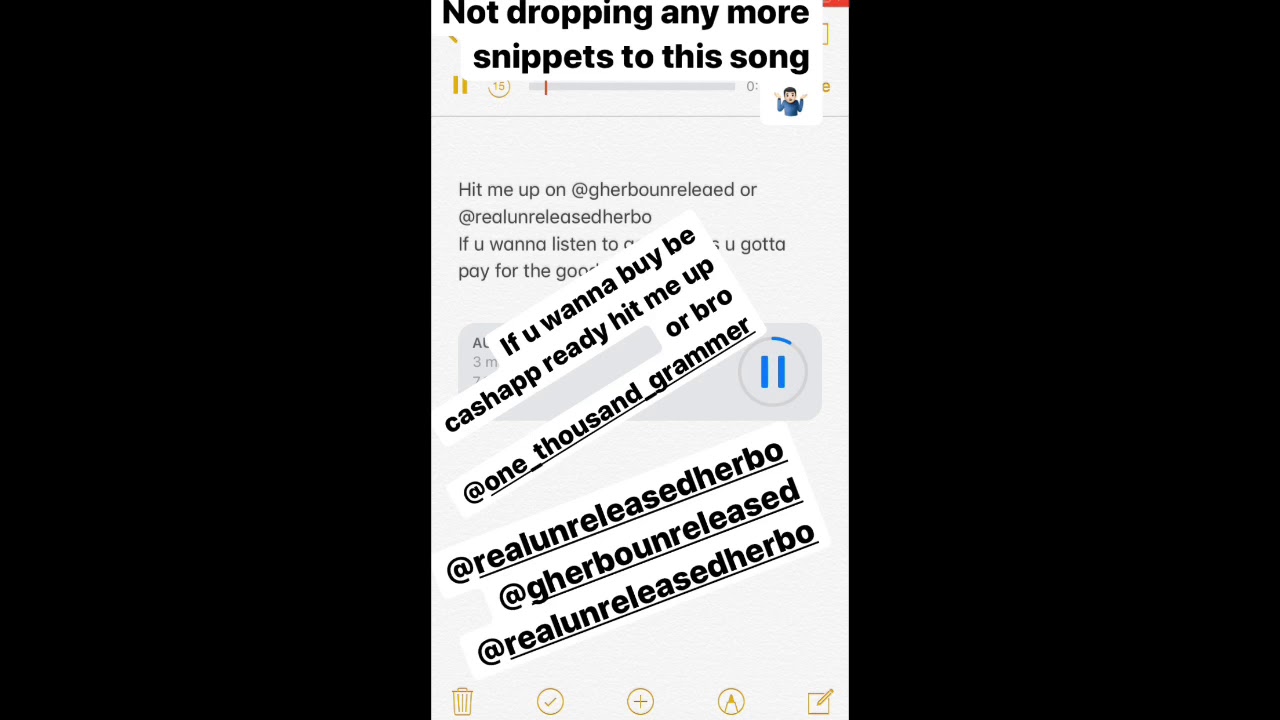 G Herbo - &ldquo;FoNem&rdquo; Unreleased(CHECK DESCRIPTION)