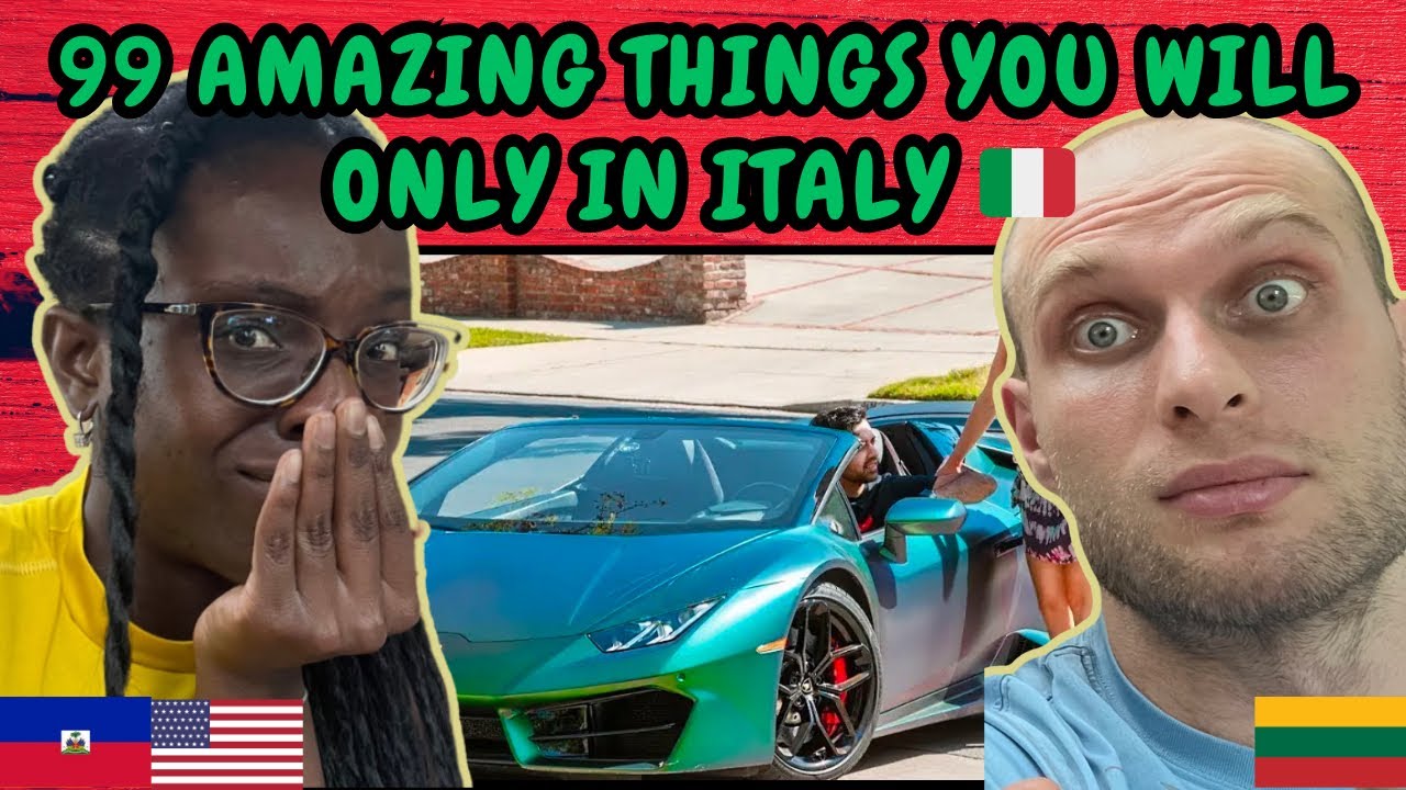 REACTION TO 99 AMAZING THINGS YOU CAN ONLY SEE IN ITALY | FIRST TIME WATCHING